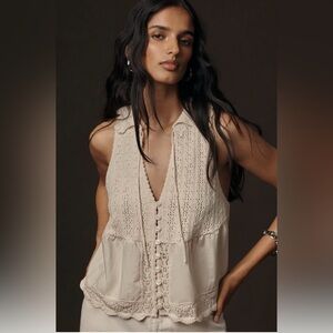 V-Neck Pointelle Knit Tank Top
Anthropologie
In: Ivory